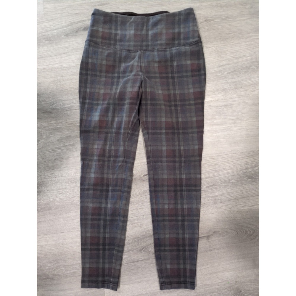 Natural Reflections Women's Dress Pant Small Grey Plaid